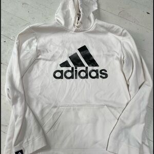 Adidas Women’s Cream Hoodie Sweatshirt